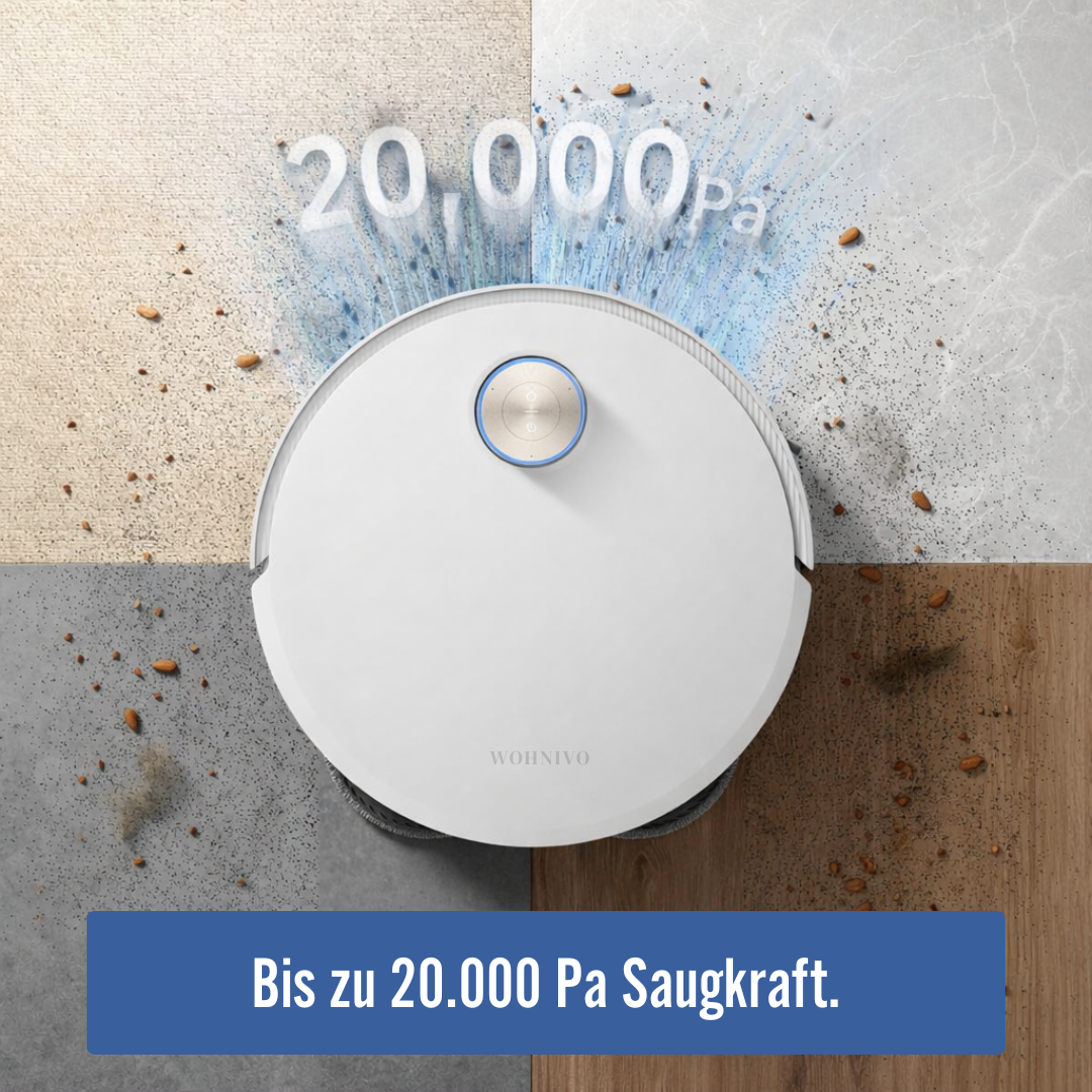 Wohnivo® Saug- & Wischroboter